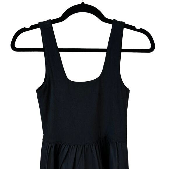 NWT Everlane Womens The Riviera Midi Dress Fit and Flare Black XXS Minimalist - Picture 6 of 14